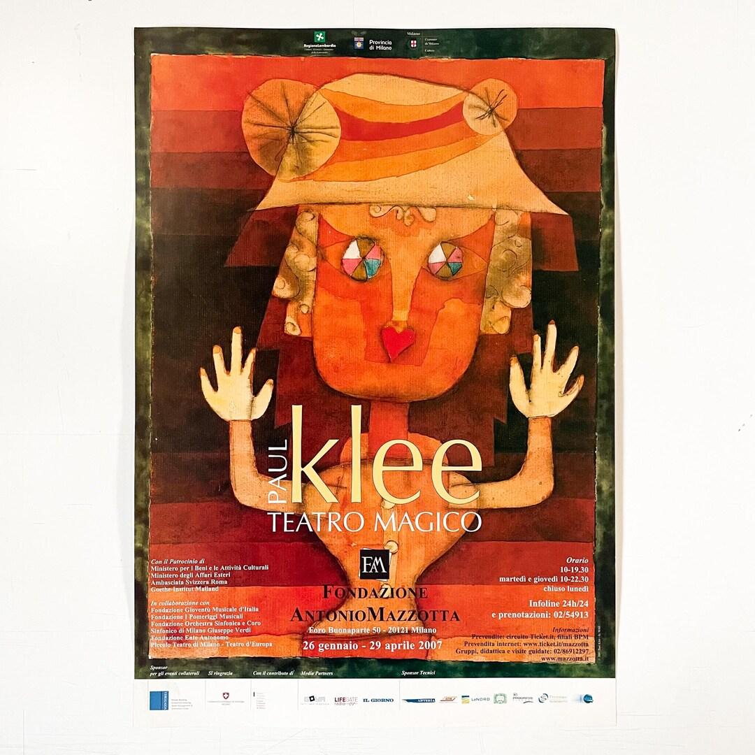 Poster Originale Vintage Mostra Paul Klee - Teatro Magico - 2007 ...